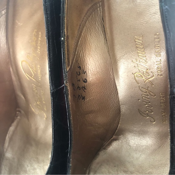 Stanley Philipson alligator pumps size 7.5 - Picture 3 of 12